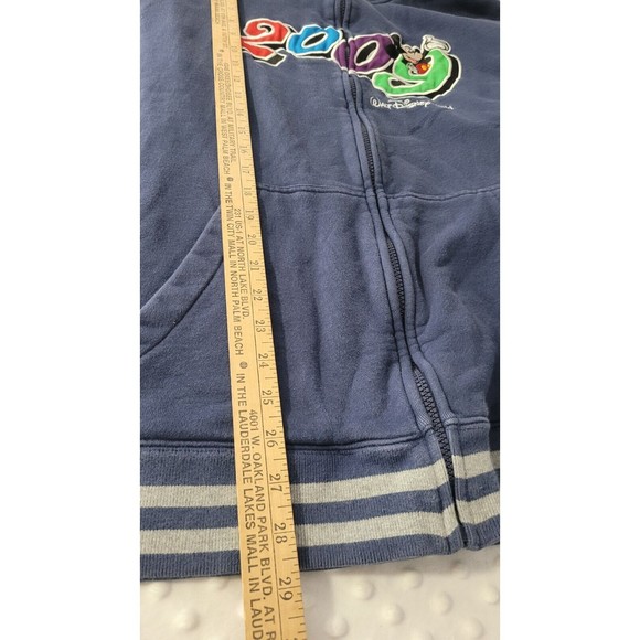 Walt‎ Disney World Resort Sweatshirt Size 2XL 2009 Mickey Mouse Blue Fleece - Picture 9 of 13